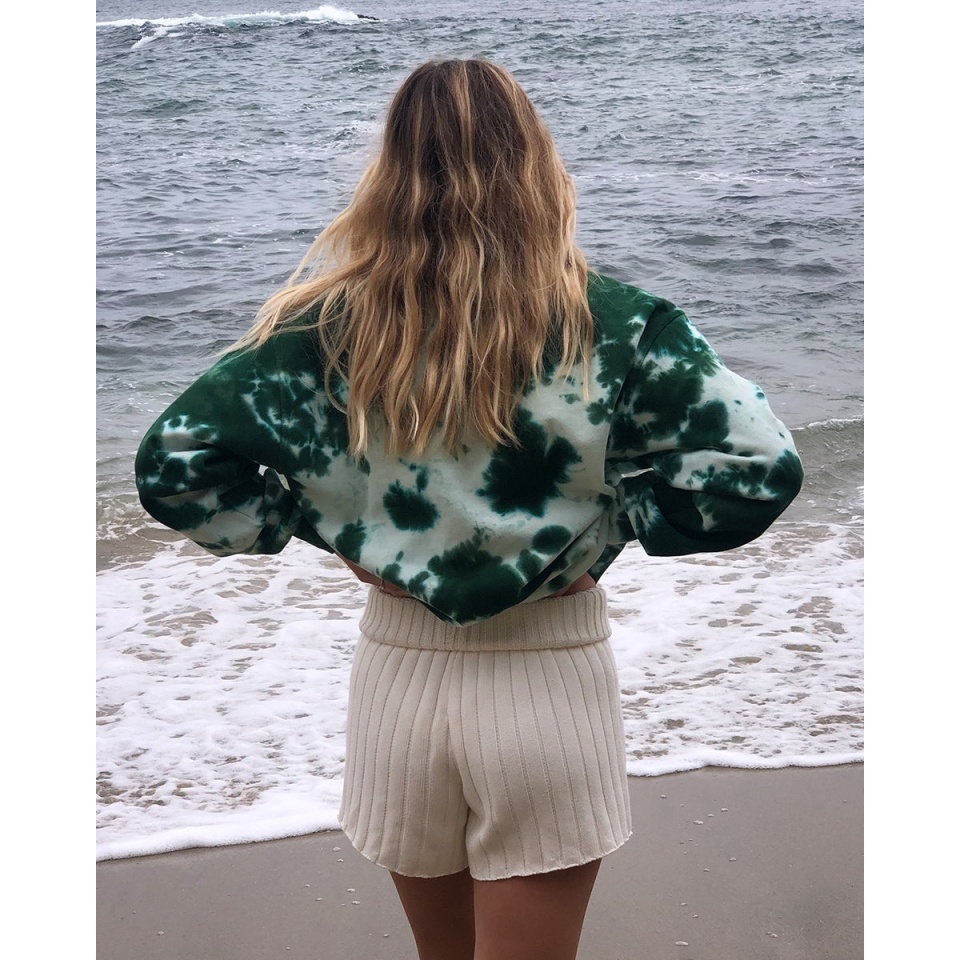 Summer Fridays Green Tie-Dye Sweatshirt - Image 3