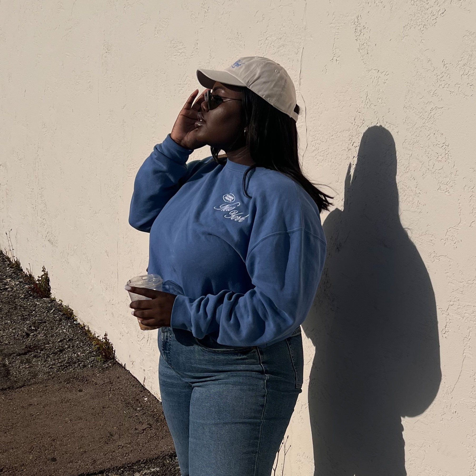 New York Crewneck in Blue - Image 4